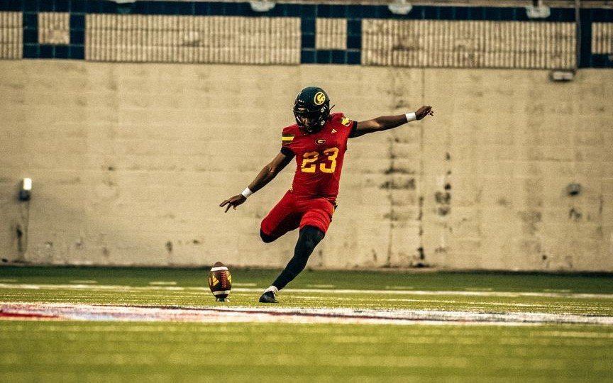 Josh McCormick, kicker, at Grambling State