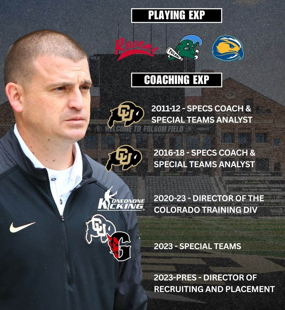 Matt Thompson coaching and playing experience: Colorado, Tulane, Fort Lewis